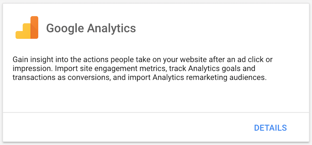 analytics adwords